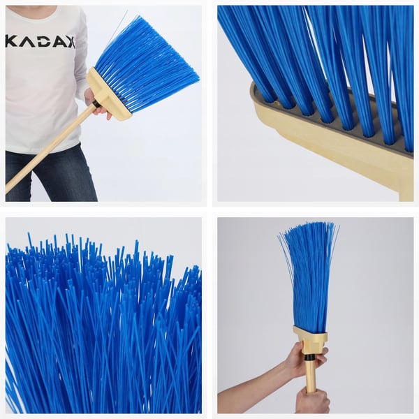 Gatukvast - Utomhusborste - Nylonborst - 35 cm - Styv Borste - För Gata & Gård