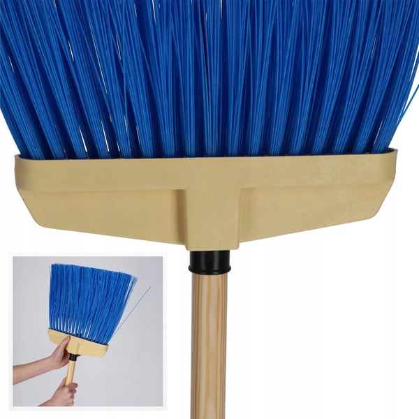 Gatukvast - Utomhusborste - Nylonborst - 35 cm - Styv Borste - För Gata & Gård