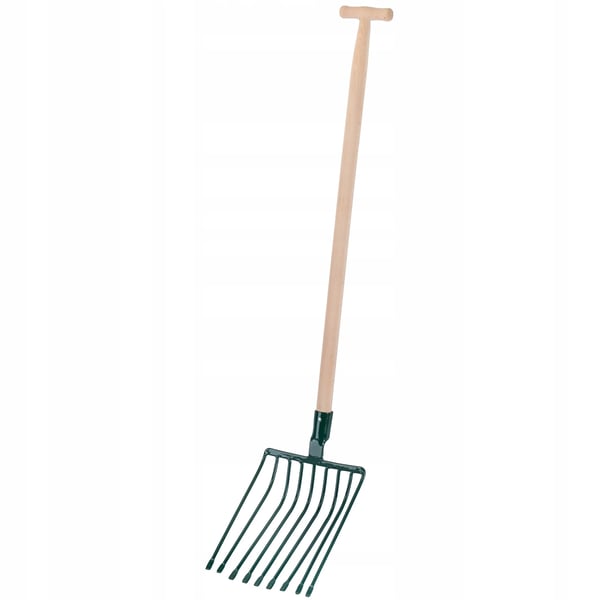 Stengreb - Havegreb - 9 tænder - Metal - Længde 131 cm