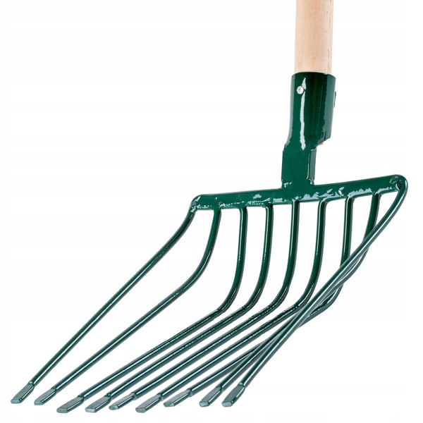 Stengreb - Havegreb - 9 tænder - Metal - Længde 131 cm