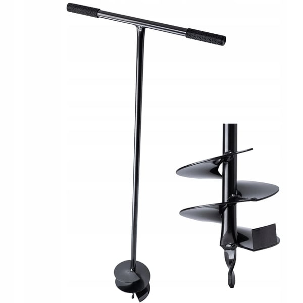 Jordbor - Håndholdt jordbor - Ø 150 mm (15 cm) - Til stolpehuller - Manuelt spiralbor