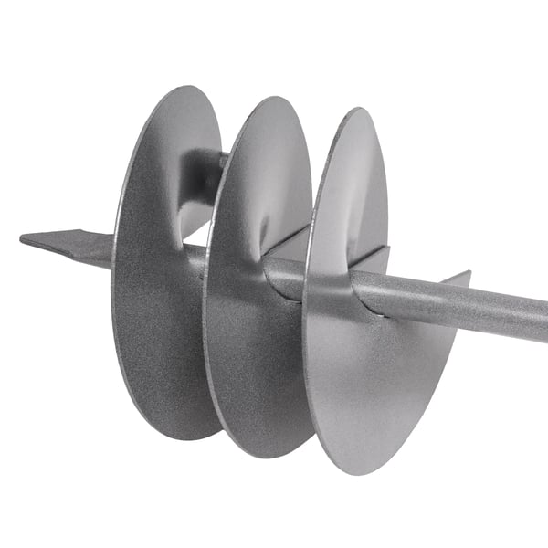 Jordbor - Håndjordbor - Ø 20 cm (200 mm) - Manuel - Til plantehuller og hegnspæle - Have