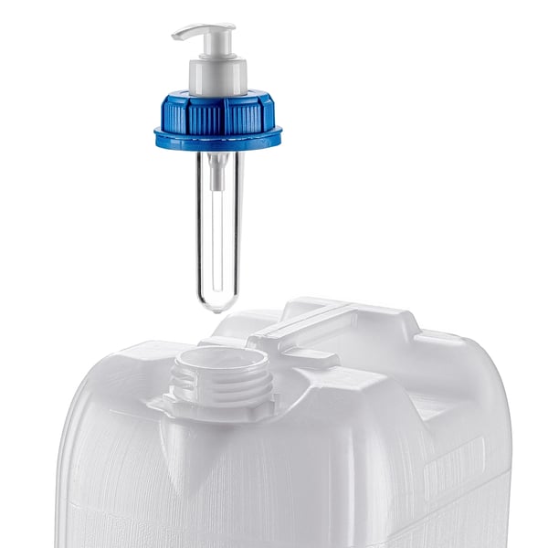 Vanddunk - Kanister med taphane - 10 l - Bærbar - Til vask/camping - Væskedispenser
