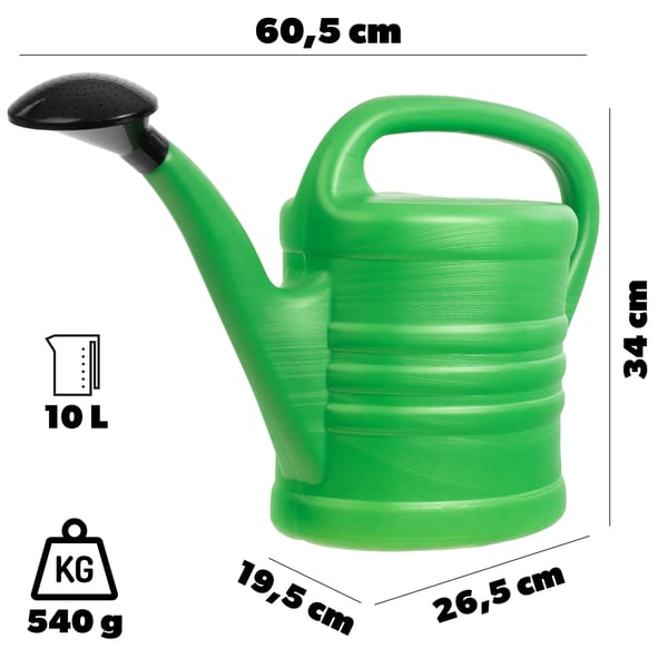 Vandkande - Havevandkande - 10 L Kapacitet - Plast - Til Blomster Og Planter - Universal