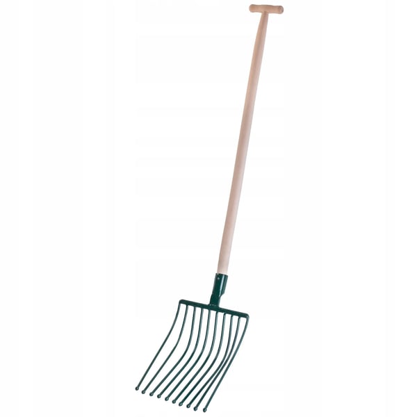 Kartoffel- og rødbedegreb - Havegreb - 10 tænder - Metal - Længde 138 cm - Robust