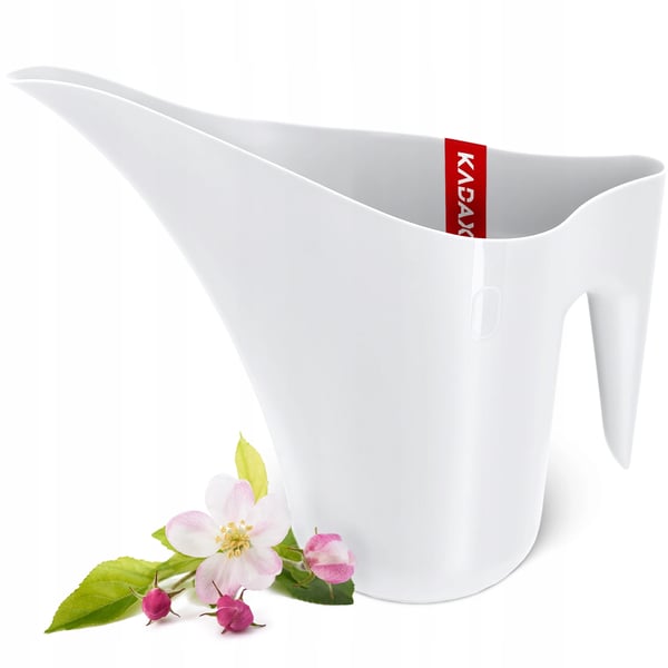 Vattenkanna - För Blommor & Trädgård - 1,2 l - Plast - Vit