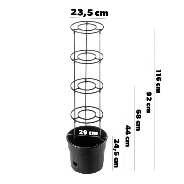 Tomatpotte - Plantekrukke - 12 L - Til Tomatdyrkning