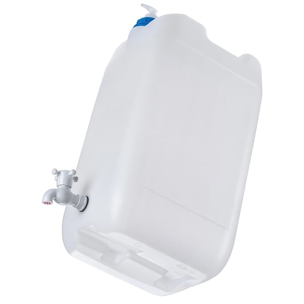 Vanddunk - Vandbeholder - 30 l - Med Taphane - Plast - Til Camping & Hjem