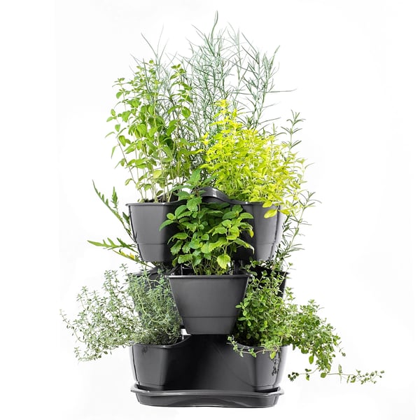 Kaskade plantekasse - 3-niveau blomsterkasse - Trippel model - Vertikalt design