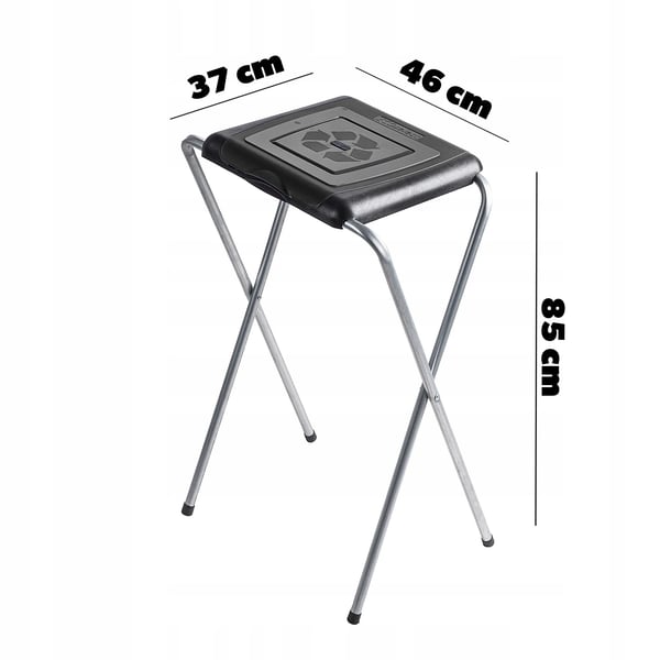 Affaldssækstativ - Sorteringsstativ - Til 1 pose - 120 L - Fritstående - Stabil
