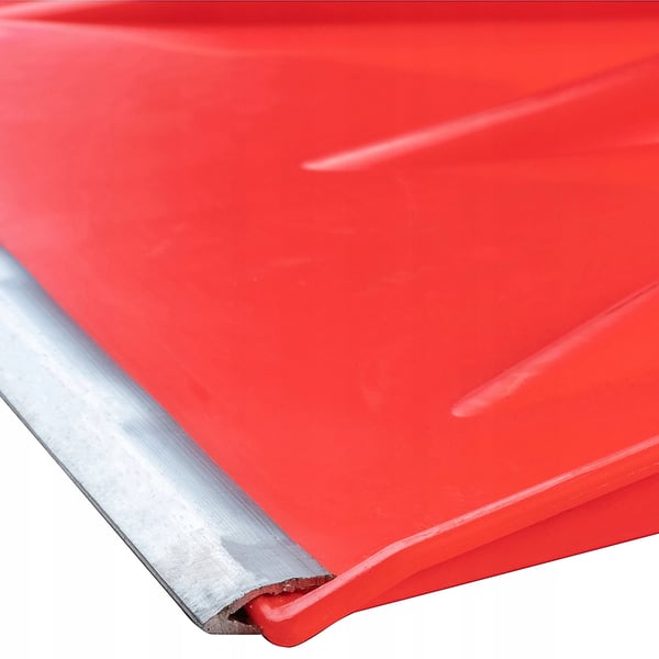 Snöskyffel - Stor modell - Träskaft 130 cm - Orange