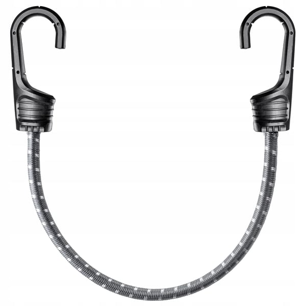 Bagagestrop - Elastisk gummireb med krog - Fleksibel - Til bagage og presenning - Holdbar - Strækbar