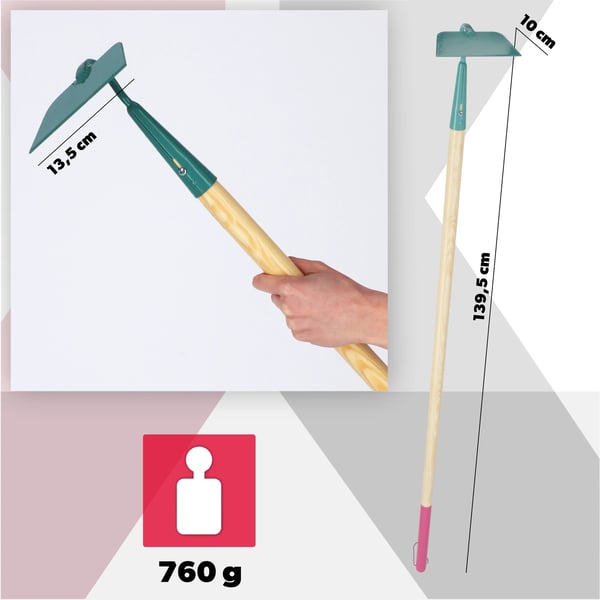 Hærdet stang - Pind - 140 cm Længde - Stor - Slidstærk