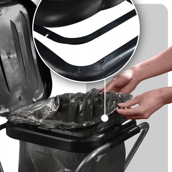 Avfallssorteringsställ - Säckhållare/Säckställ - 120 l - För sopsortering