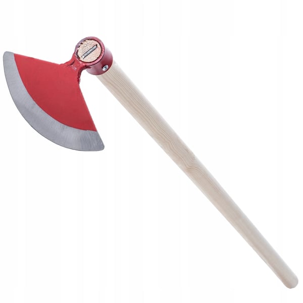 Havehakke - Ukrudtshakke 18 cm - Træskaft 123 cm - Stålhoved - Skarp æg - Til ukrudt og jordbearbejdning