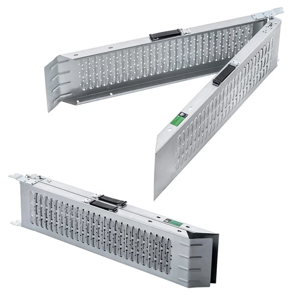 Lastramp i stål - P30002 K11288 - Hopfällbar - 2x180 cm, 2-pack - Portabel