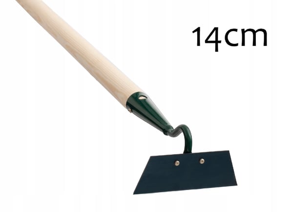 Trädgårdshacka - Handhacka - Stålskaft 14 cm - För ogräsrensning