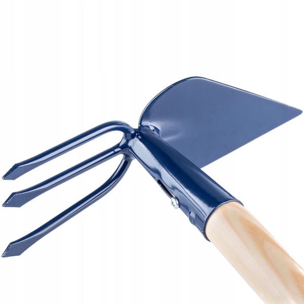 Trädgårdshacka - Handhacka med grep - 2-i-1 hacka och kultivator - Skaft 35 cm