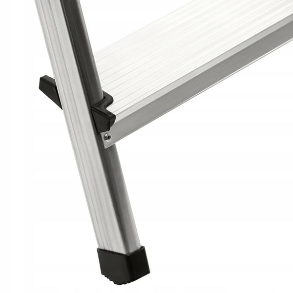 Trappestige - Husholdningsstige 2 trin - Sammenklappelig - Aluminium - Maks 125 kg - Fremstillet i Polen