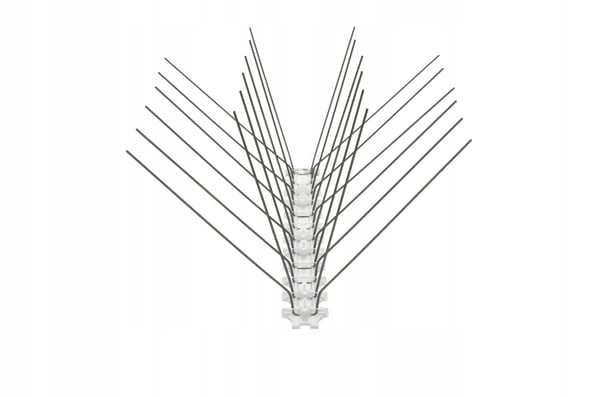 Fågelspikar - Duvspikar - Rostfritt stål - Sektioner 24 cm - Set 9 st - Total längd 3 m