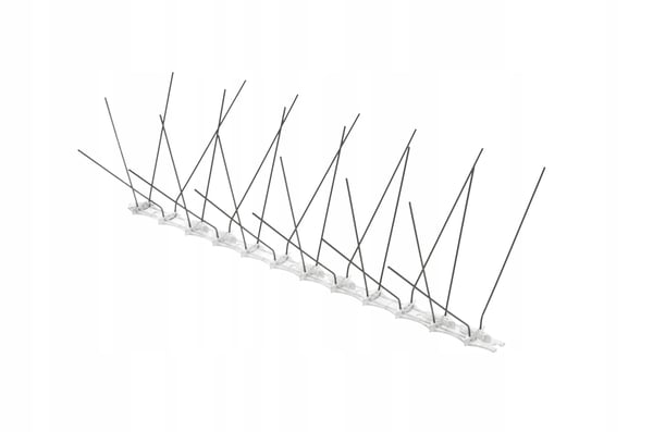 Fågelspikar - Duvspikar - Rostfritt stål - Sektioner 24 cm - Set 9 st - Total längd 3 m