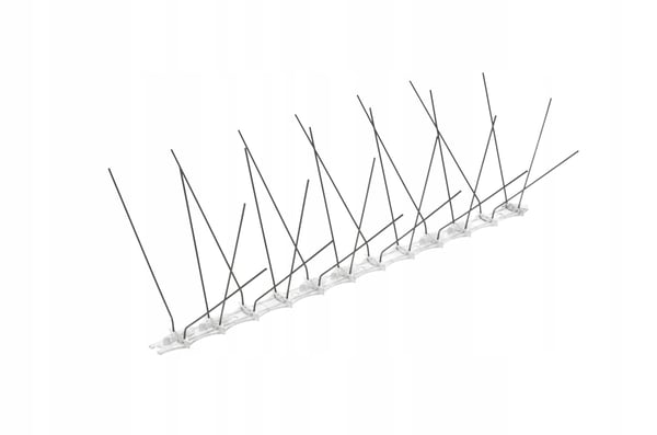 Fågelspikar - Duvspikar - Rostfritt stål - Sektioner 24 cm - Set 9 st - Total längd 3 m