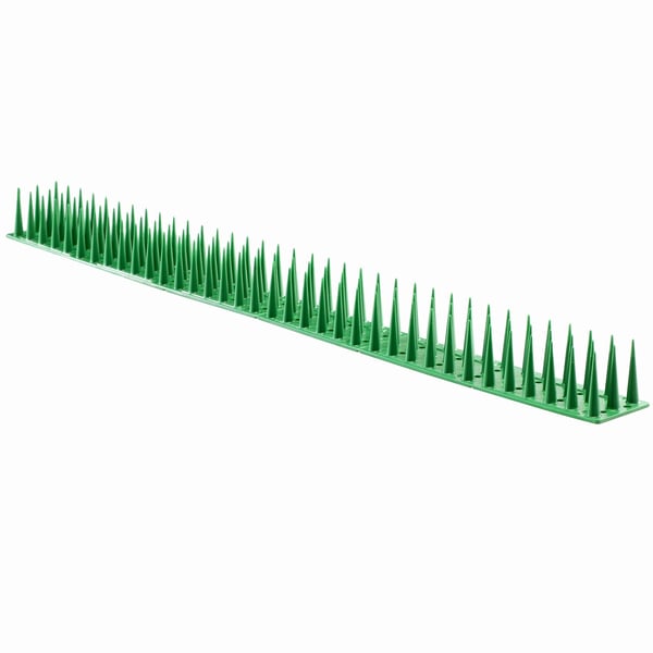 Fuglepigge - Duepigge - Plast - Sæt 48 stk - 24,48 m - Til tag & vindueskarm