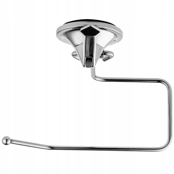 Toiletpapirholder - Sugekop - Håndlavet - Montering Uden Boring - Sølv