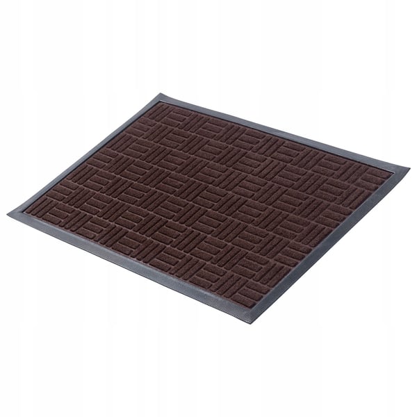 Dørmåtte - Skrabemåtte - PVC - 60 x 40 cm - Maskinfremstillet - Håndvask - Ensfarvet