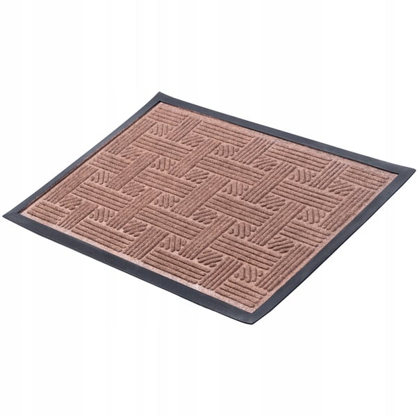 Entrémåtte - Dørmåtte/Skrabemåtte - PVC - 60x40 cm - Maskinfremstillet - Håndvask - Ensfarvet