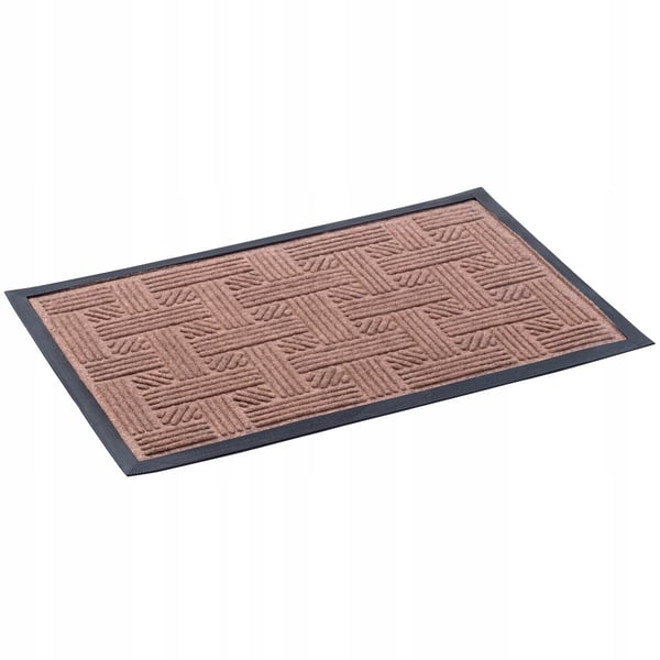 Entrémåtte - Dørmåtte/Skrabemåtte - PVC - 60x40 cm - Maskinfremstillet - Håndvask - Ensfarvet