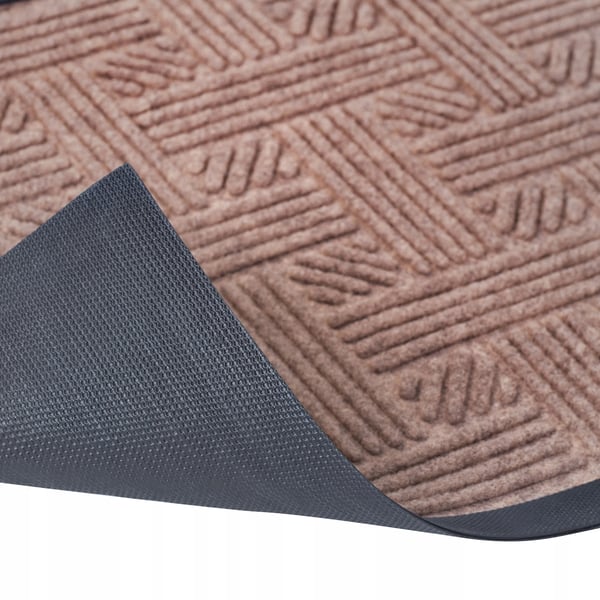 Entrémåtte - Dørmåtte/Skrabemåtte - PVC - 60x40 cm - Maskinfremstillet - Håndvask - Ensfarvet
