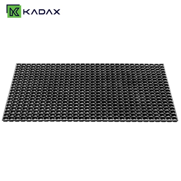 Udendørs dørmåtte - Entrémåtte - PVC - Maskinfremstillet - Ensfarvet - Håndvask - 80 x 120 cm