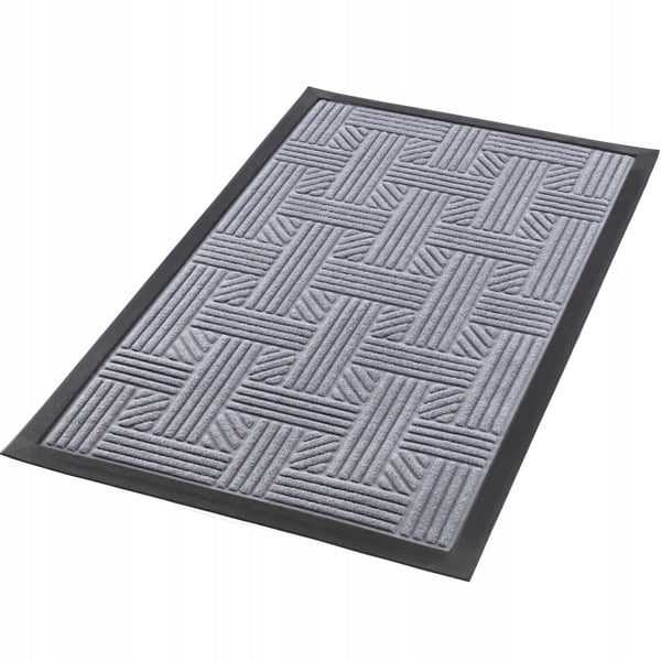 Dørmåtte - Entrémåtte - PVC - 75 x 45 cm - Maskinfremstillet - Ensfarvet - Håndvask