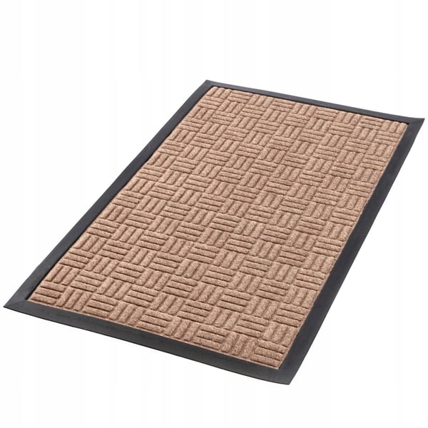 Dørmåtte - Entrémåtte/Skrabemåtte - 75 x 45 cm - PVC - Maskinfremstillet - Håndvask - Ensfarvet