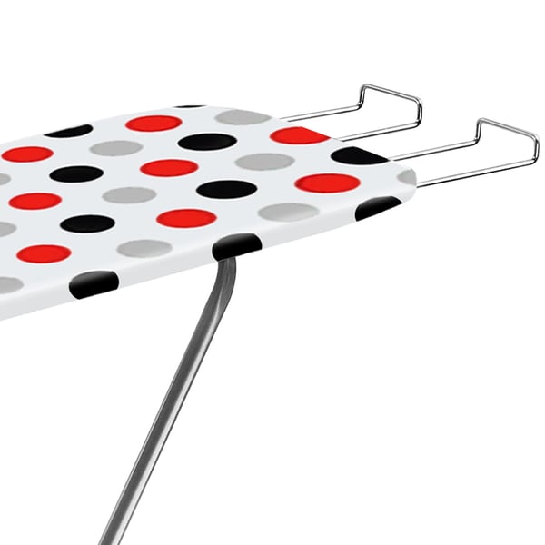 Strygebræt - Sammenklappeligt - 104x30 cm - Med strygejernsholder - Let og kompakt - Pladsbesparende