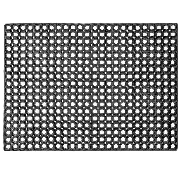 Entrémåtte - Udendørs dørmåtte - PVC - Skrabefunktion - Håndvask - 50×80 cm - Maskinfremstillet