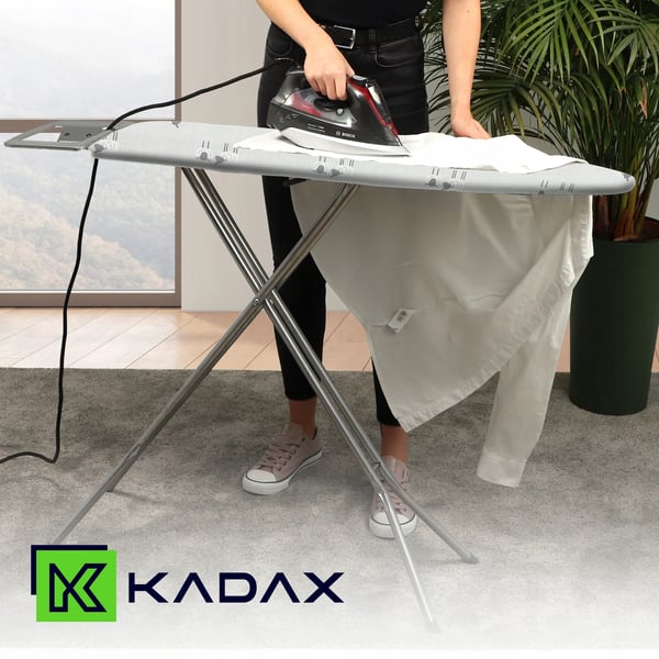 Strygebræt - Sammenklappeligt - 110×30 cm - Med strygejernsholder - Kompakt - Stabil