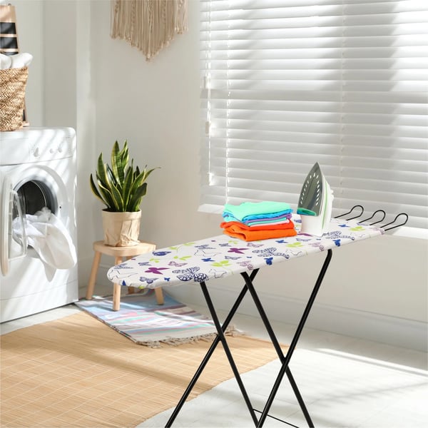 Strygebræt/Strygebord - Sammenklappeligt - 100 x 30 cm - Let - Med strygejernsholder - Standard