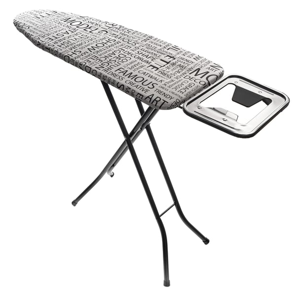 Strygebræt - Sammenklappeligt - 110x30 cm - Med strygejernsholder - Lille og robust