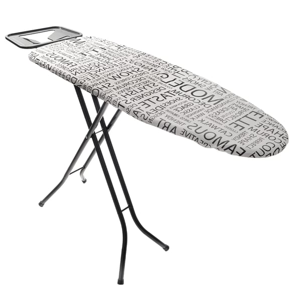 Strygebræt - Sammenklappeligt - 110x30 cm - Med strygejernsholder - Lille og robust