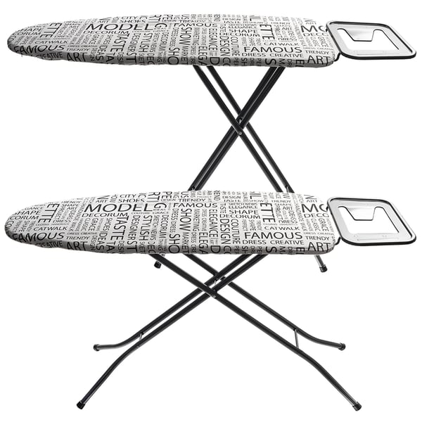 Strygebræt - Sammenklappeligt - 110x30 cm - Med strygejernsholder - Lille og robust