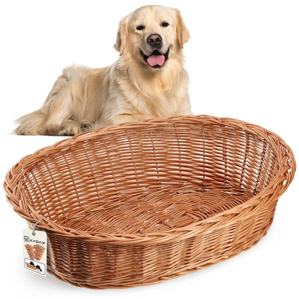 Hundeseng / Kæledyrsseng - Størrelse XL - Fibermateriale - Håndvask - Blå