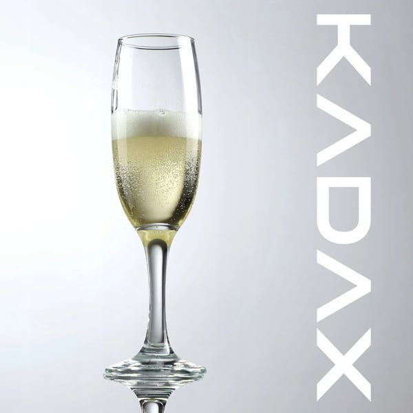 Champagneglas - Sæt 6 stk - 220 ml - Til mousserende vin
