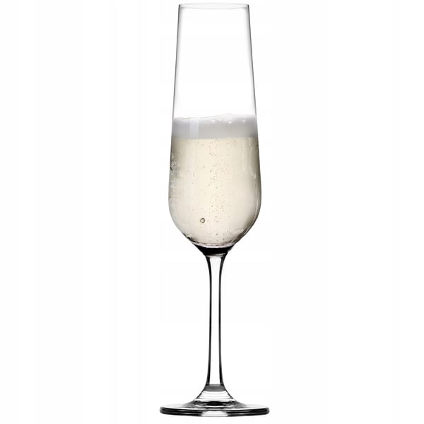 Champagneglas - Sæt med 6 stk - 200 ml - FCM-certificerede - Fremstillet i Polen