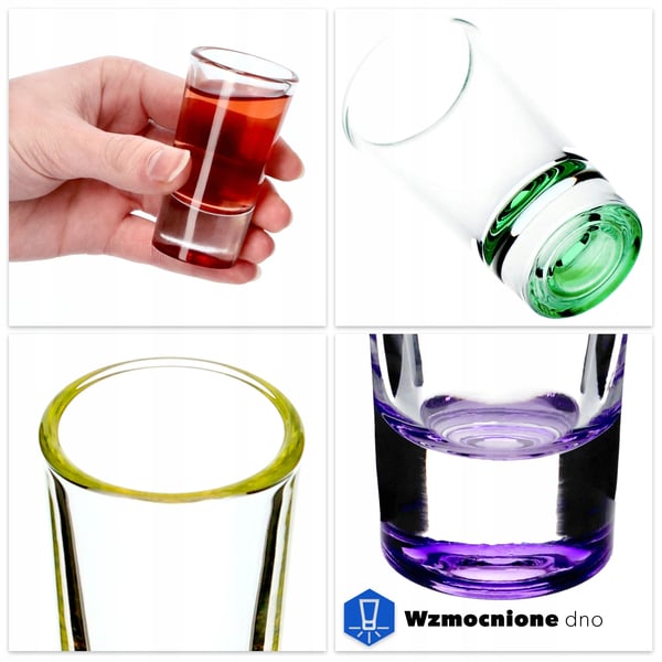 Shotsglas/Snapseglas - Sæt - 6 Stk - 28 ml - Til Bar og Fest