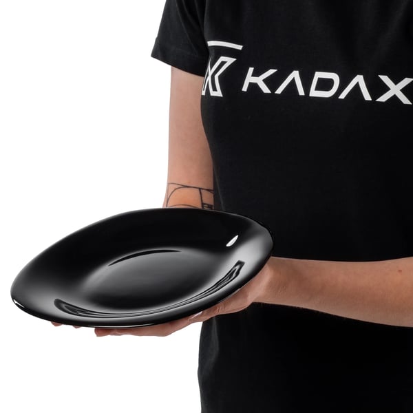 Desserttallerken - Kagetallerken - Diameter 21,5 cm - Rund - Glas - FCM-Certificeret - Sort