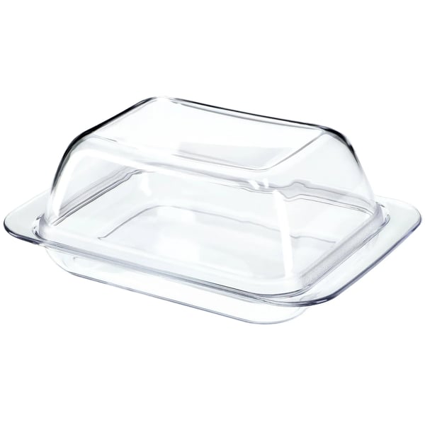 Smørboks - Smørdåse med låg - Plast - 18x12 cm - FCM-certificeret