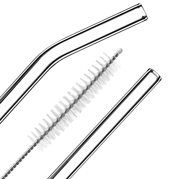 Glas-sugrör - Set - Borosilikatglas - 5-pack