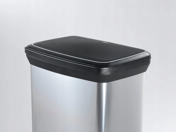 Affaldsspand - Pedalspand - Metal-look - 50 l